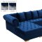 Zarah Sectional Sofa 698 in Fabric by Meridian w/Optional Tables