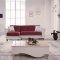 Enjoy Sectional Sofa in Burgundy Fabric by Casamode w/Options