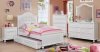 Olivia CM7155WH 4Pc Kids Bedroom Set in White w/Options