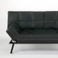 Matrix Sofa Bed by Lifestyle Solutions in Bycast Leather