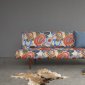 Unfurl Sofa Bed in Wild Flower Multicolor Fabric by Innovation