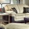 Two-Tone Contemporary Living Room w/Solid Wood Feet