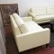 Caledonia Sofa Set Cream Bonded Leather by Wholesale Interiors