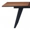 1518 Dining Table Walnut & Black by ESF w/Optional 1640 Chairs