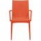 Weave 4Pc Set Indoor/Outdoor Chairs MCA19OR -Orange - LeisureMod