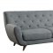 Carin Sofa & Loveseat Set CM6134LG in Light Gray w/Options