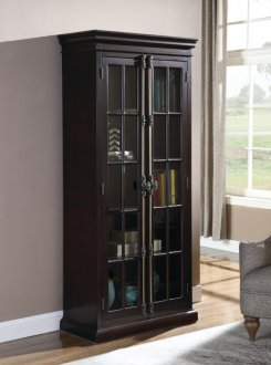 910197 Tall Cabinet in Cappuccino by Coaster