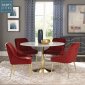 Steele Dining Table 192061 in Marble by Coaster with Options