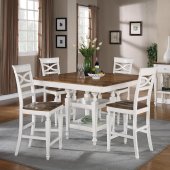 104008 Ashley Counter Height Dining Table by Coaster w/Options