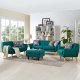 Remark Sofa in Teal Fabric EEI-1633 by Modway w/Options