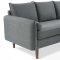 Revive Sectional Sofa in Gray Fabric by Modway