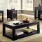 Meadow 3Pc Coffee & End Table Set CM4327 in Antique Black