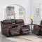 Hemer Motion Sofa 603331PP in Chocolate by Coaster w/Options