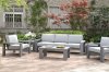 Ballyshannon Outdoor Patio Set CM-OS1883 in Gray w/Options