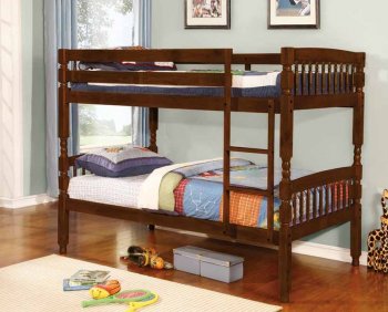 5007 Twin Over Twin Bunk Bed in Java [EGKB-5007]