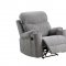 Aulada Motion Sofa 56900 in Gray Fabric by Acme w/Options