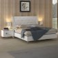 Aura Bedroom in a High Gloss White by At Home USA w/Options