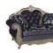 Roma 653 Sofa in Grey Velvet Fabric w/Optional Items