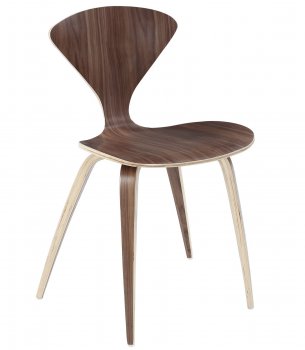 Vortex Dining Chair Set of 4 in Dark Walnut by Modway [MWDC-EEI-808 Vortex]