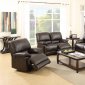 F6772 Motion Sofa in Espresso Bonded Leather by Boss w/Options