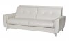 Benares Sofa Bed 54223 Mi Piace in Beige Top Grain Leather