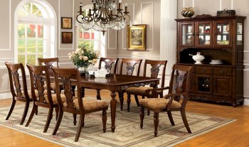 CM3880T Seymour Dining Table in Dark Oak w/Optional Items [FADS-CM3880T Seymour]