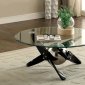 Rylie Coffee Table CM4169 in Powder Coated Black w/Options