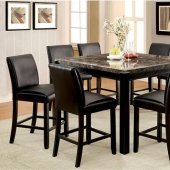 Gladstone II CM3823BK-PT 5Pc Counter Height Dinette Set w/Option