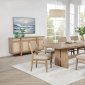 Kailani Dining Table 109381 in Beige Oak by Coaster w/Options