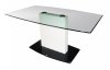 Chelsea Dining Table w/Glass Top & Options by Whiteline Imports