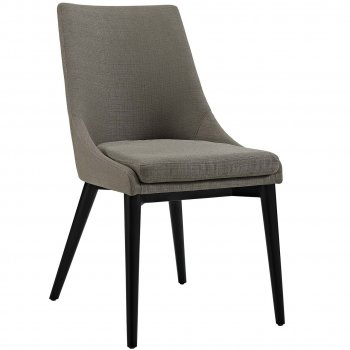 Viscount Dining Chair Set of 2 in Granite Fabric by Modway [MWDC-2227 Viscount Granite]