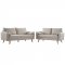 Revive Sofa & Loveseat Set in Beige Fabric by Modway