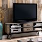 Vilhelm III CM5360 TV Console in Gray w/Metal Frame