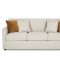 Atlanta Sofa in Pearl Fabric by Klaussner w/Options