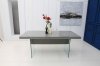 Il Vetro Extendable Dining Table in Gray by Casabianca