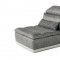 Panorama Sectional Sofa in Grey Fabric & Leather by VIG