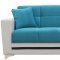 Milano Sofa Bed in Blue Fabric by Casamode w/Options