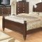 Dark Brown Finish Transitional 6Pc Bedroom Set w/Options