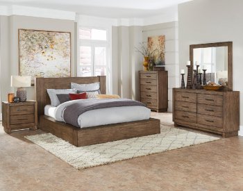 Korlan Bedroom 1743 in Dark Oak by Homelegance w/Options [HEBS-1743-Korlan]