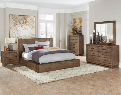 Korlan Bedroom 1743 in Dark Oak by Homelegance w/Options