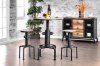 Foskey CM3367BT 3PC Bar Table Set in Antique Black