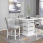 Elizaveta Counter Ht Table DN00817 in White by Acme w/Options