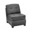 Opus Sofa & Loveseat Set in Gray Fabric w/Options