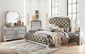 Avondale Bedroom Set 1646 in Silver by Homelegance [HEBS-1646-Avondale Set]