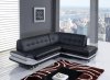 U1760 Sectional Sofa in Bonded Leather by Global