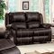 Zuriel Motion Sofa LV52280 in Brown PU by Acme w/Options