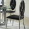 Cyrene Dining Chair DN00929 Set of 2 in Black PU by Acme