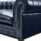 Durango Sofa TOV-S38 in Rustic Navy Blue Leather - TOV Furniture