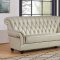 U8630 Sofa in Pearl Leather Gel by Global w/Options