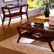 CM4664 Virginia Beach Coffee Table in Dark Cherry w/Options